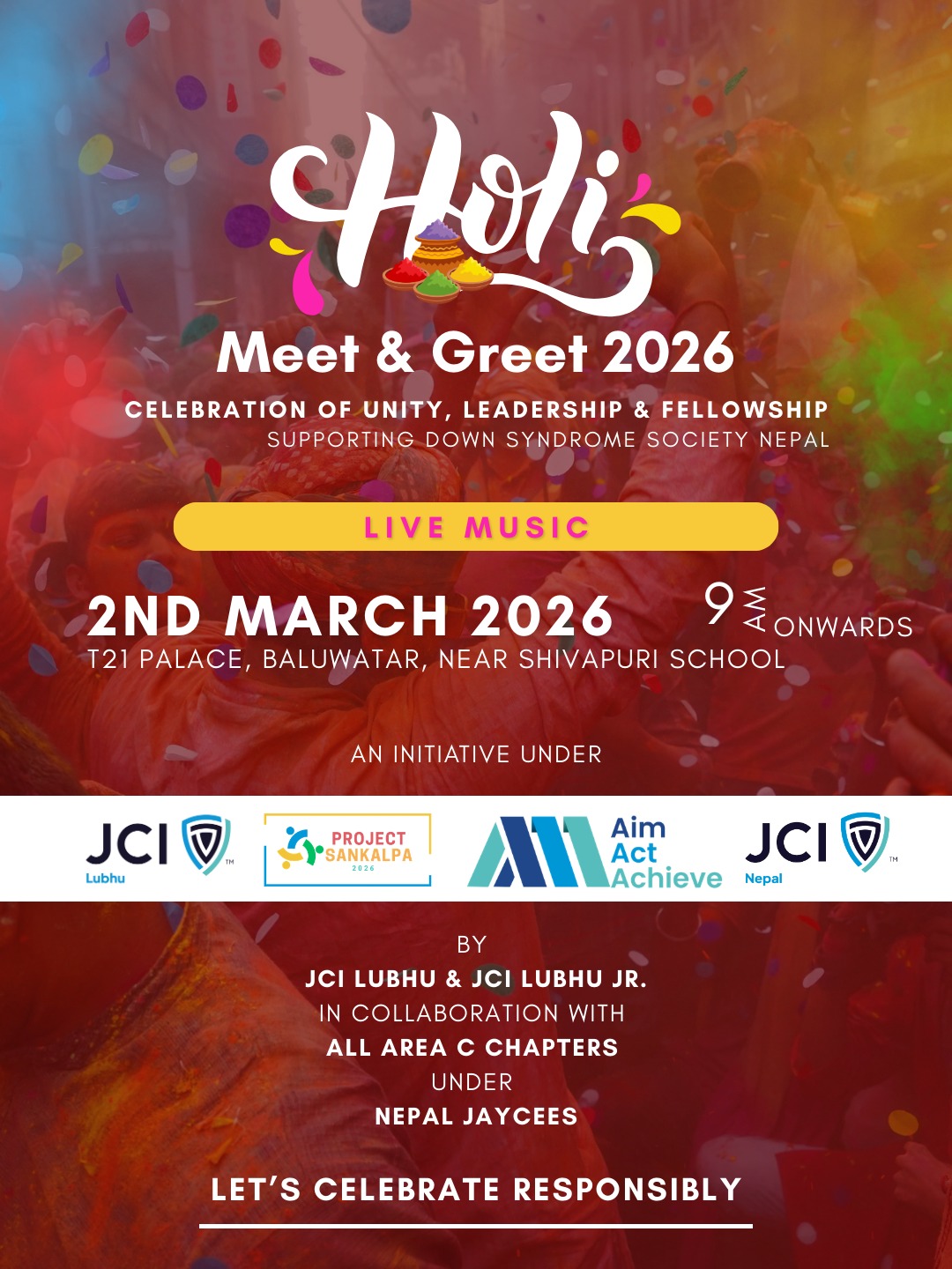 Holi Meet & Greet 2026 – Celebrate with a Cause!
